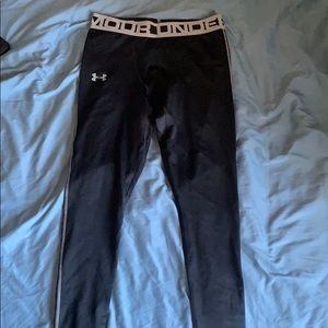 Black under armor compression pants